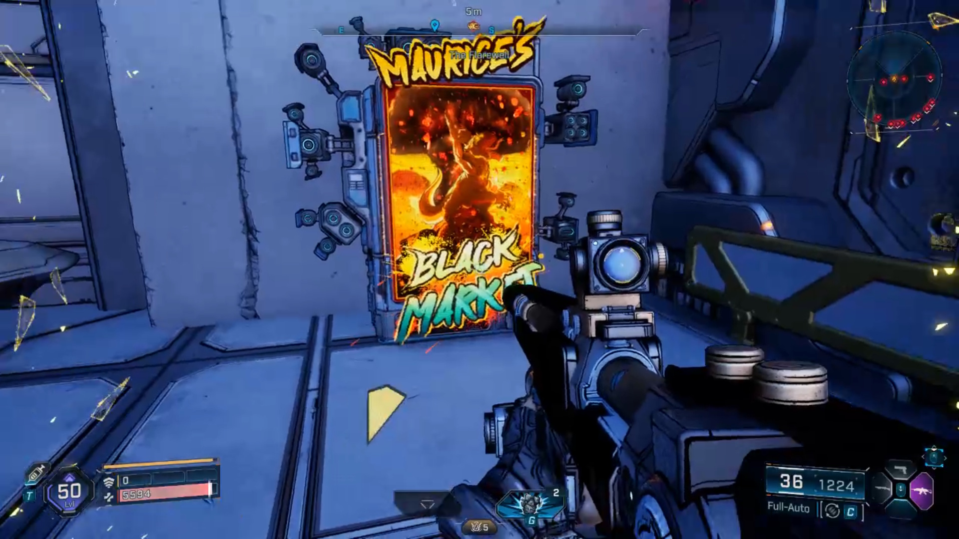 Maurice's Black Market vending machine in The Flarewell