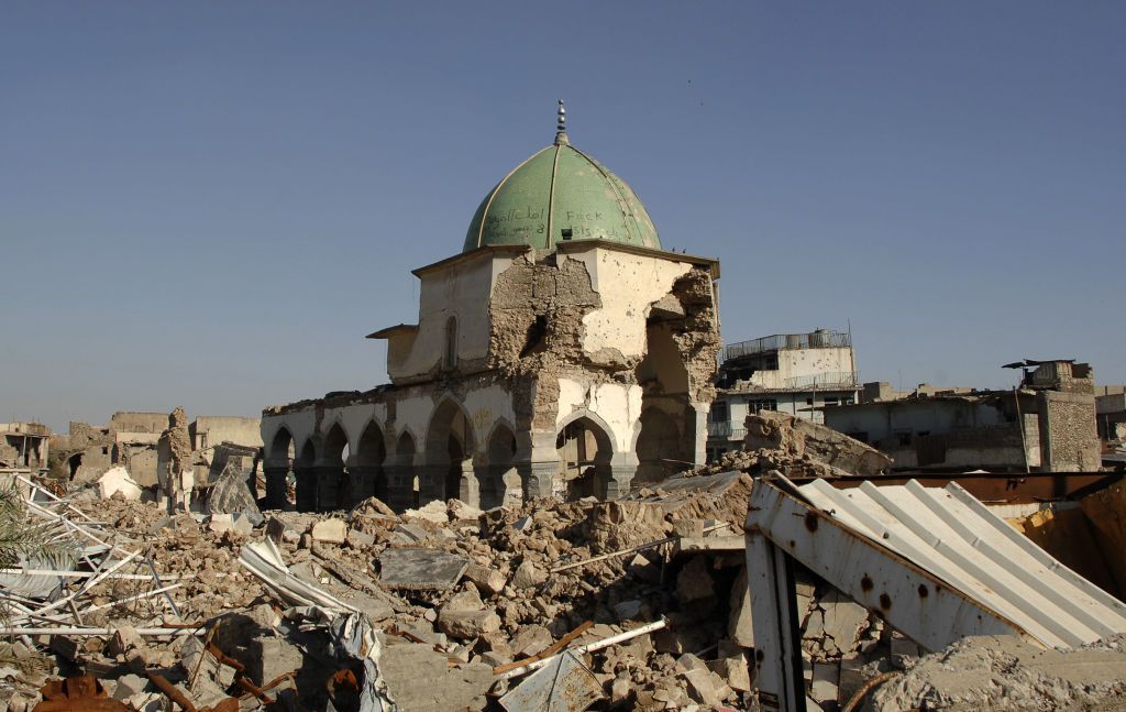 al Nuri mosque in Mosul.