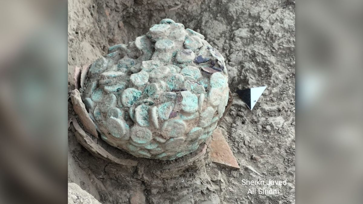 2,000-year-old coin stash discovered at ancient Buddhist shrine in Pakistan
