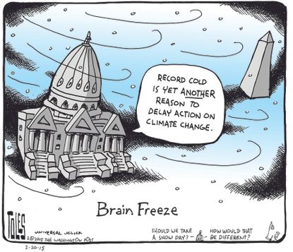 
Political cartoon U.S. Climate Change