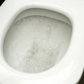 water running in toilet bowl