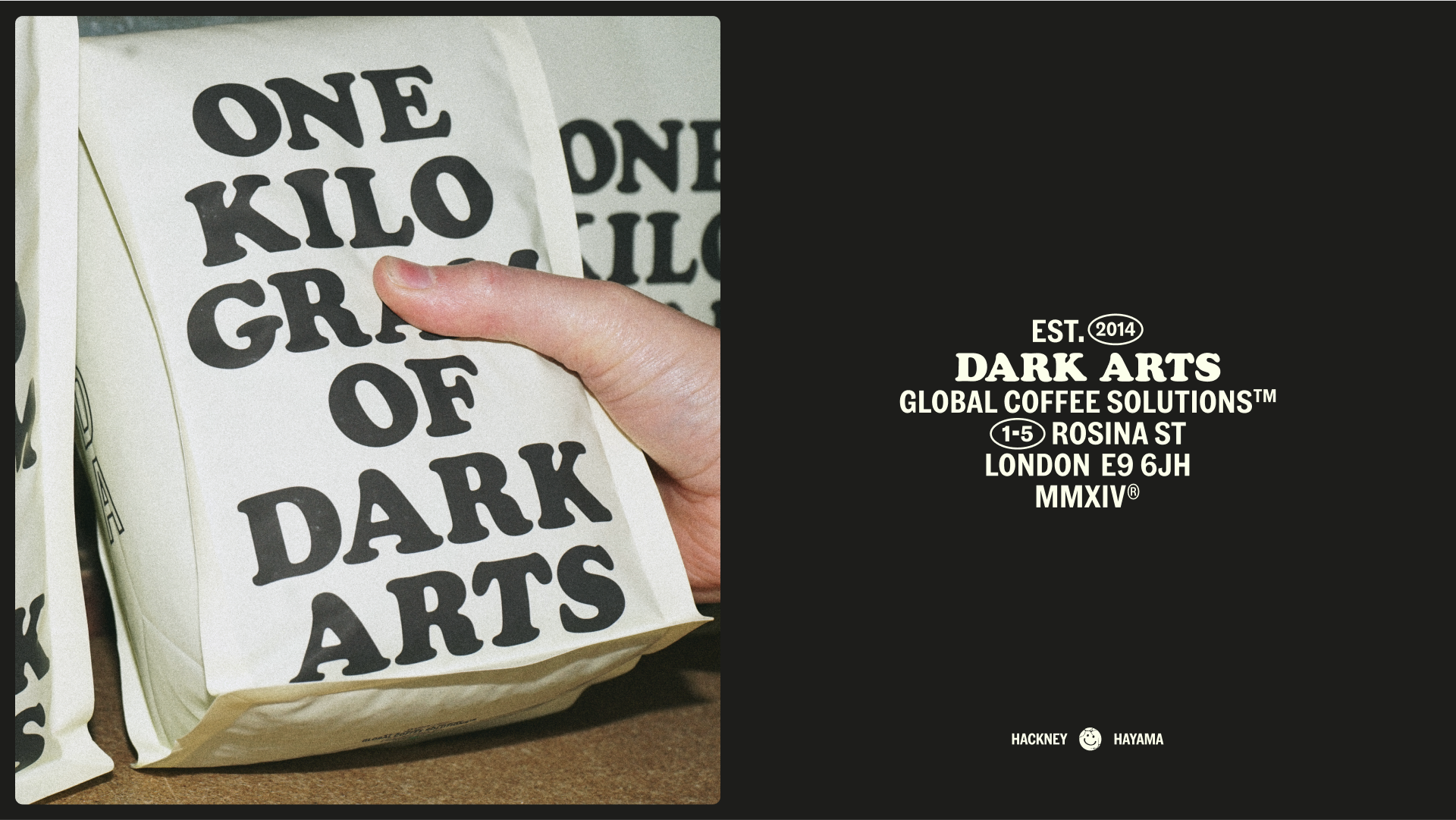 Dark Arts branding across touchpoints