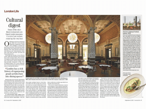 Magazine spreads from Country Life 3 September 2025