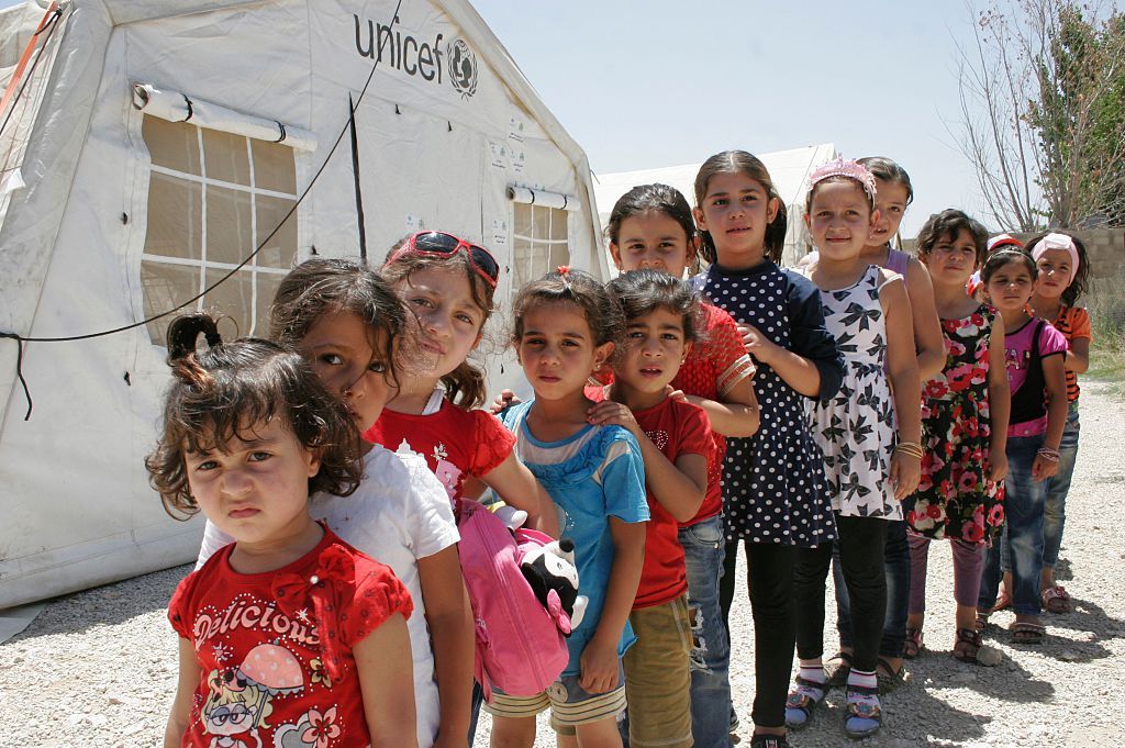 Syrian refugee children