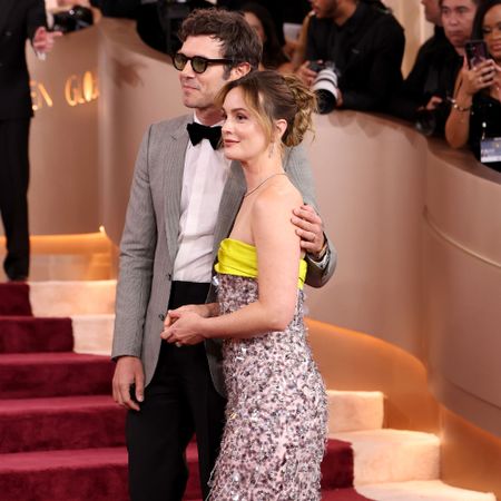 Leighton Meester wears Kendra Scott jewelry at the 2026 Golden Globes