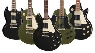 Some of the guitars in Gibson's new Exclusives Collection