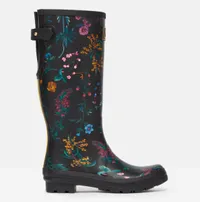 Floral printed wellingtons