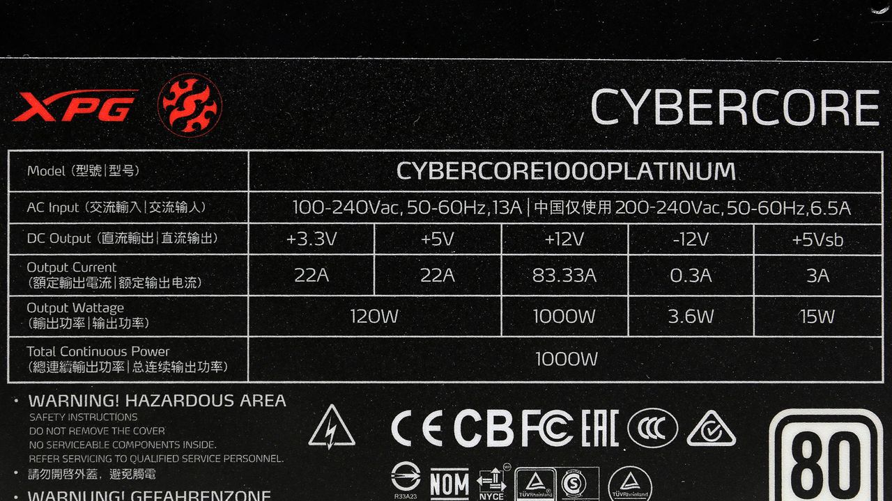 XPG Cybercore 1000