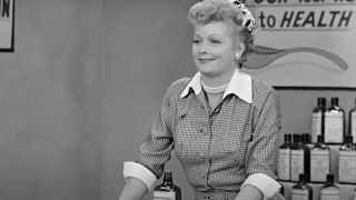 Lucille Ball buzzed on medicine during a commercial shoot in I Love Lucy.