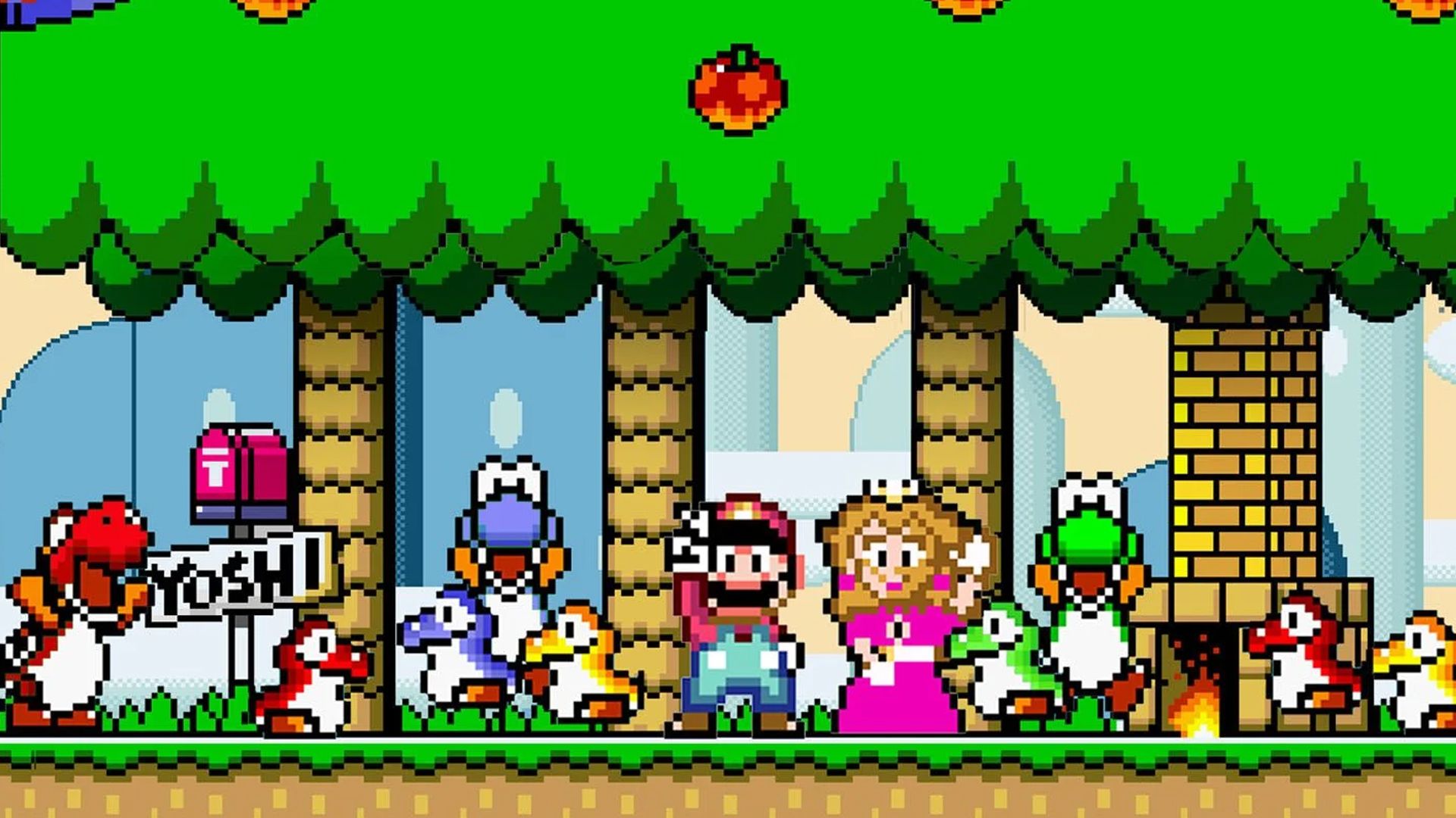 Mario world rom. Супер Марио БРОС 2 супер Нинтендо. Марио 1990. Мир Марио Нинтендо. Город Марио.