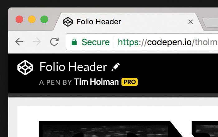 In Google Chrome a green lock indicates the page is secure
