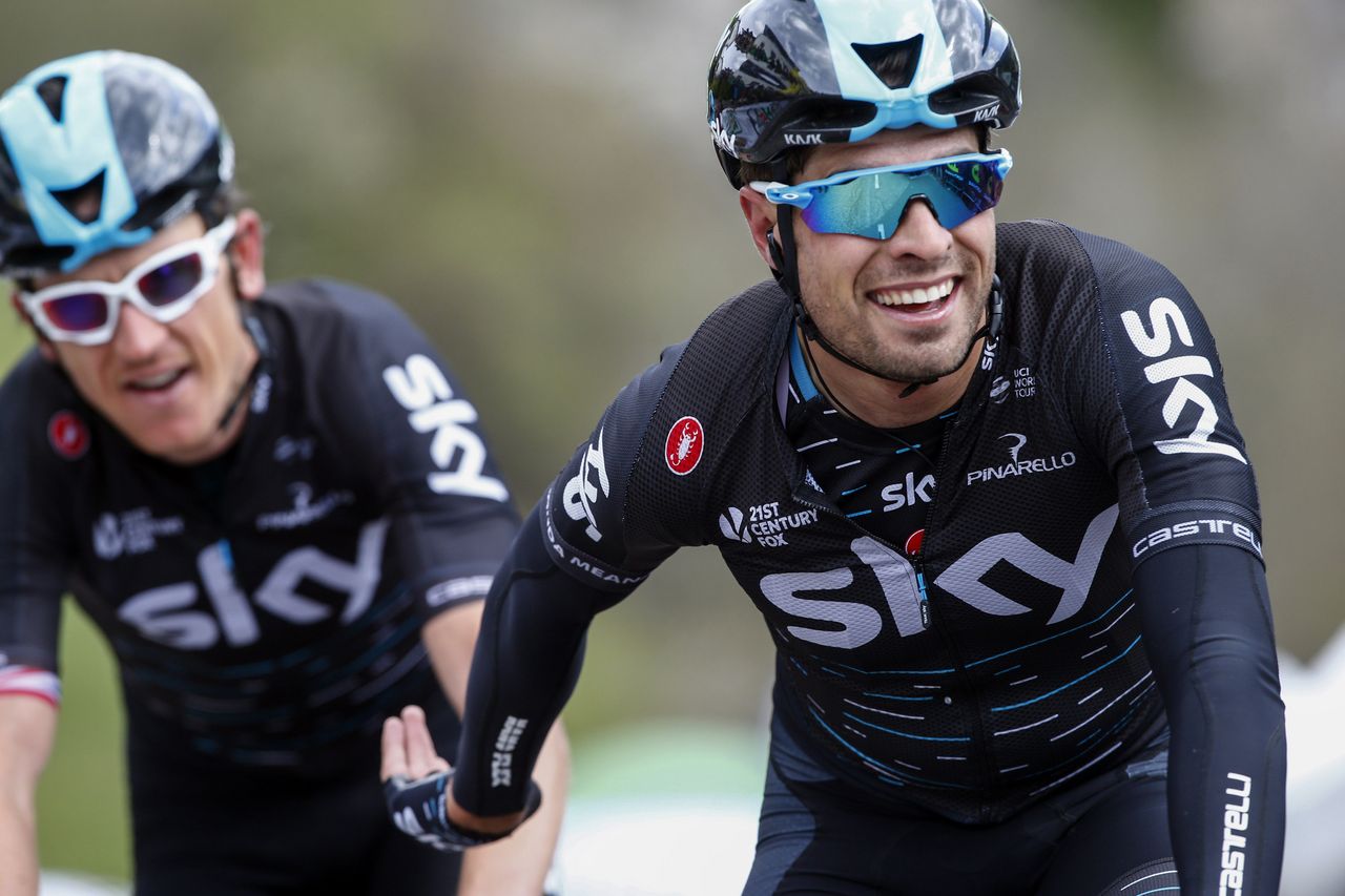 Mikel Landa and Geraint Thomas