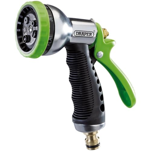Draper 7 Pattern Hose Pipe Spray Gun|garden Hose Nozzle | Watering Tool|brass Fitting |universal Connector| 25342
