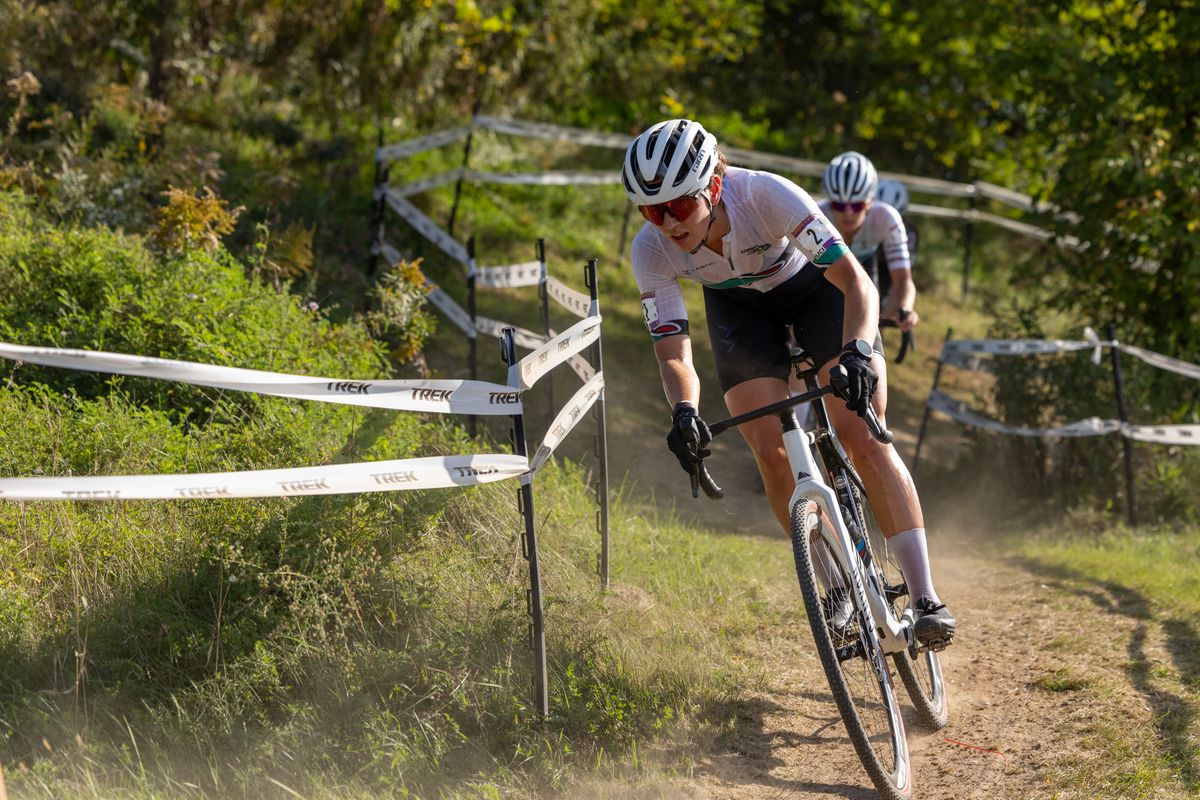 Sidney McGill (Lastig Off-Road Racing) rides to third place at CX Trek Cup C2 race