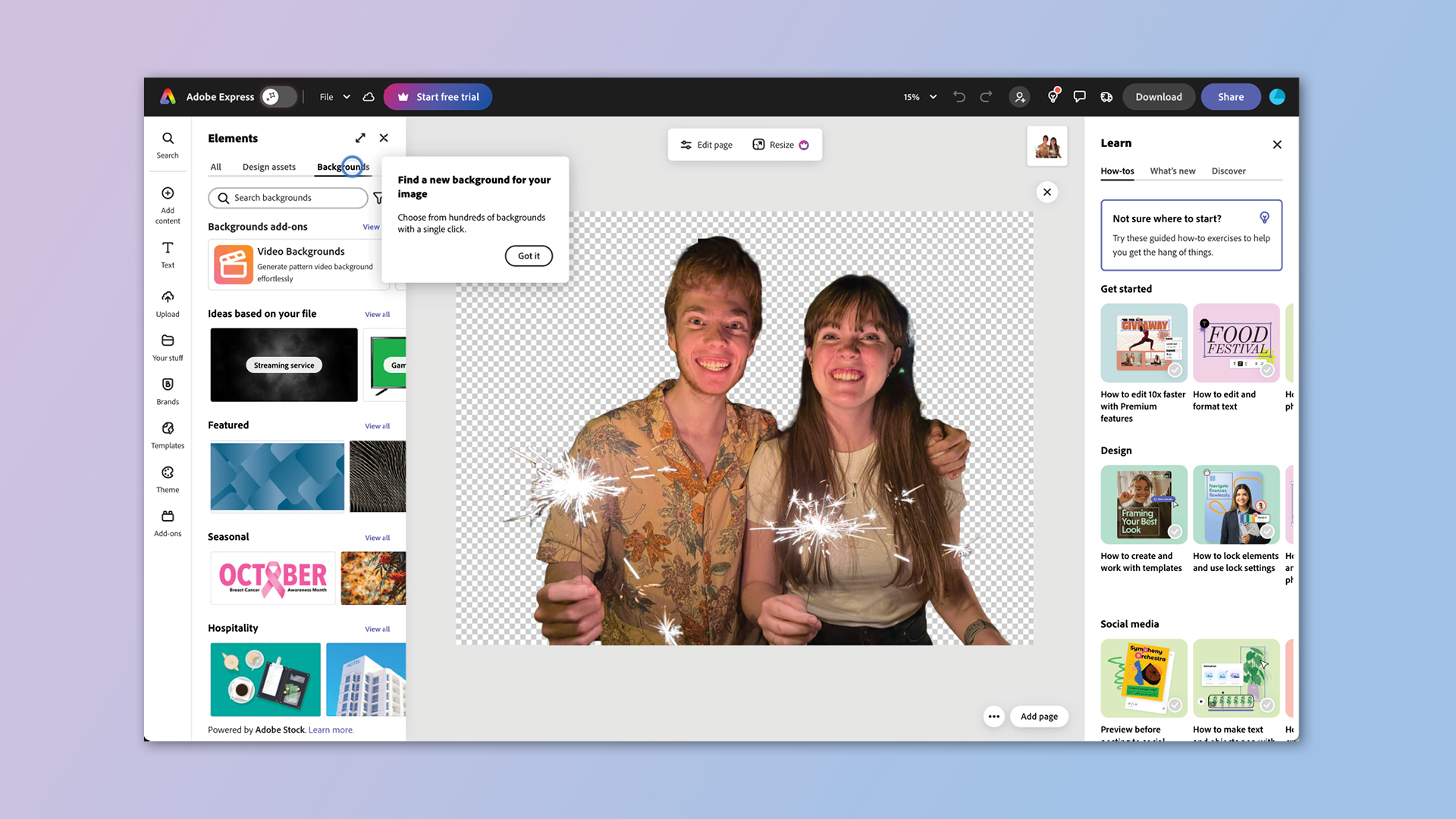 How to remove the background from a photo for free