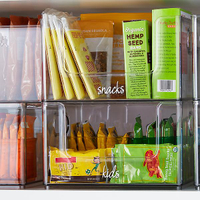 Stacking open pantry bins | $55.97 for four at The Container Store