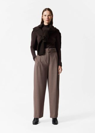 Slim-Fit Turtleneck Top