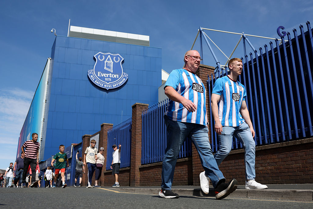 Huddersfield and Preston fans had a strange day out at Goodison Park