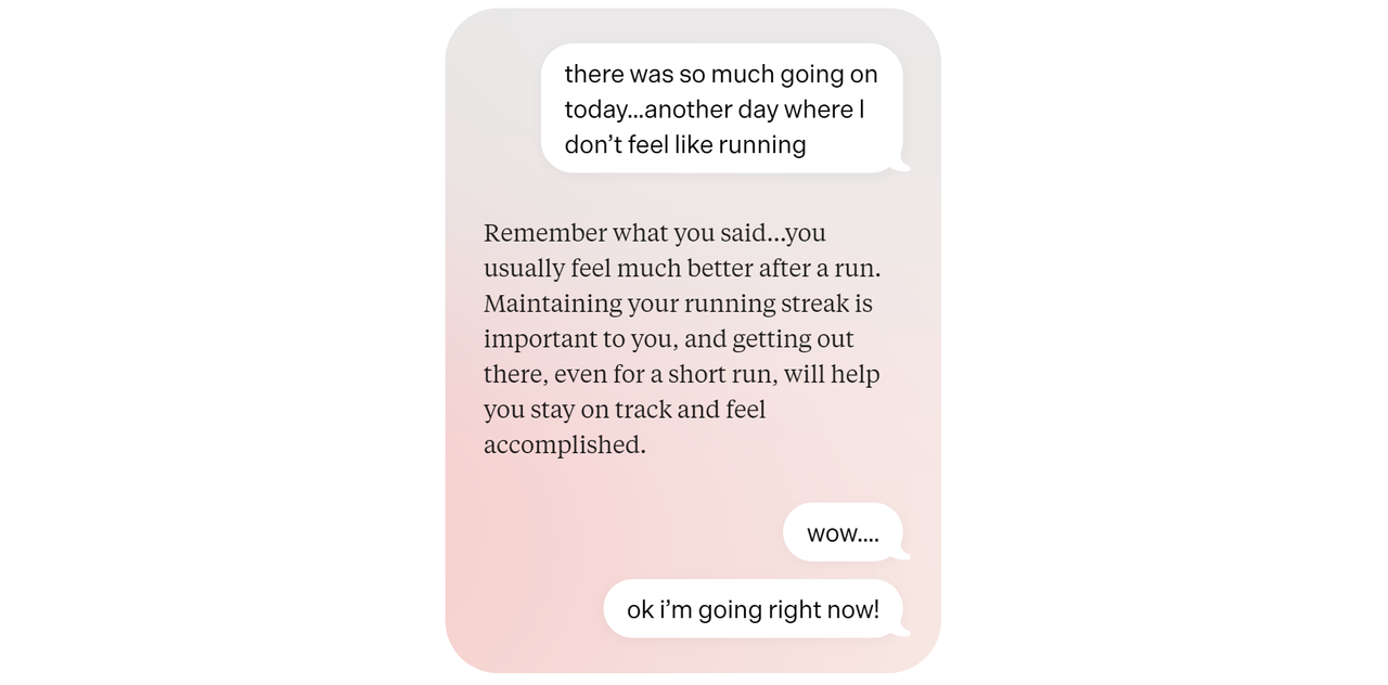 A screenshot of New Computer Dot AI iPhone app