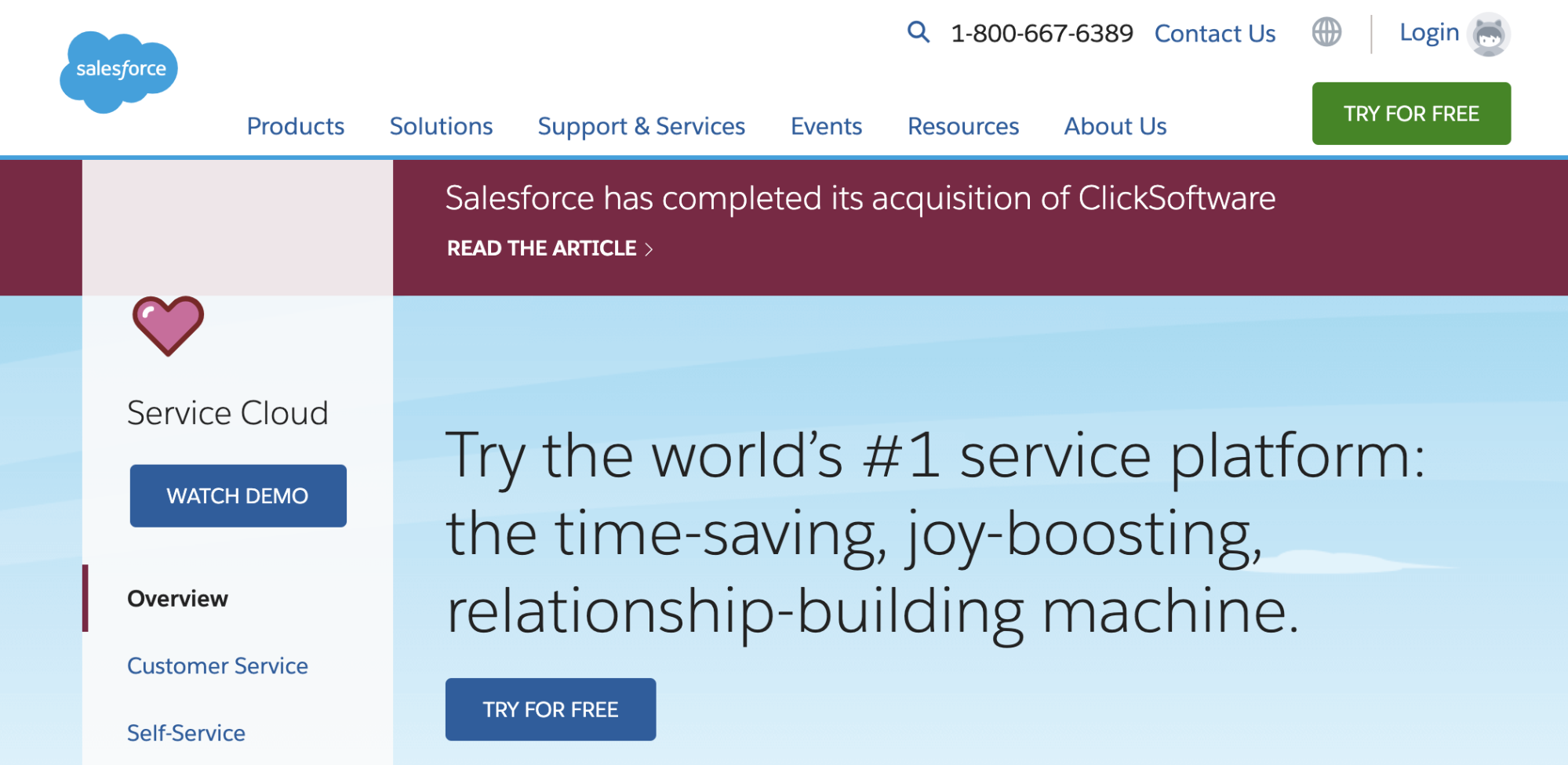Gambar Cloud Layanan Salesforce 1