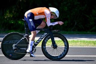 Annemiek van Vleuten at the UCI Road World Championships 2022