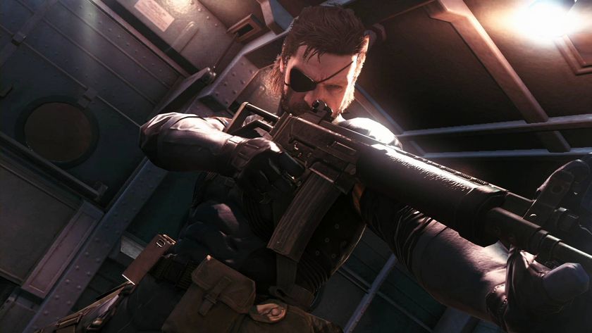 A brightened screenshot from Metal Gear Solid 5: Ground Zeroes.