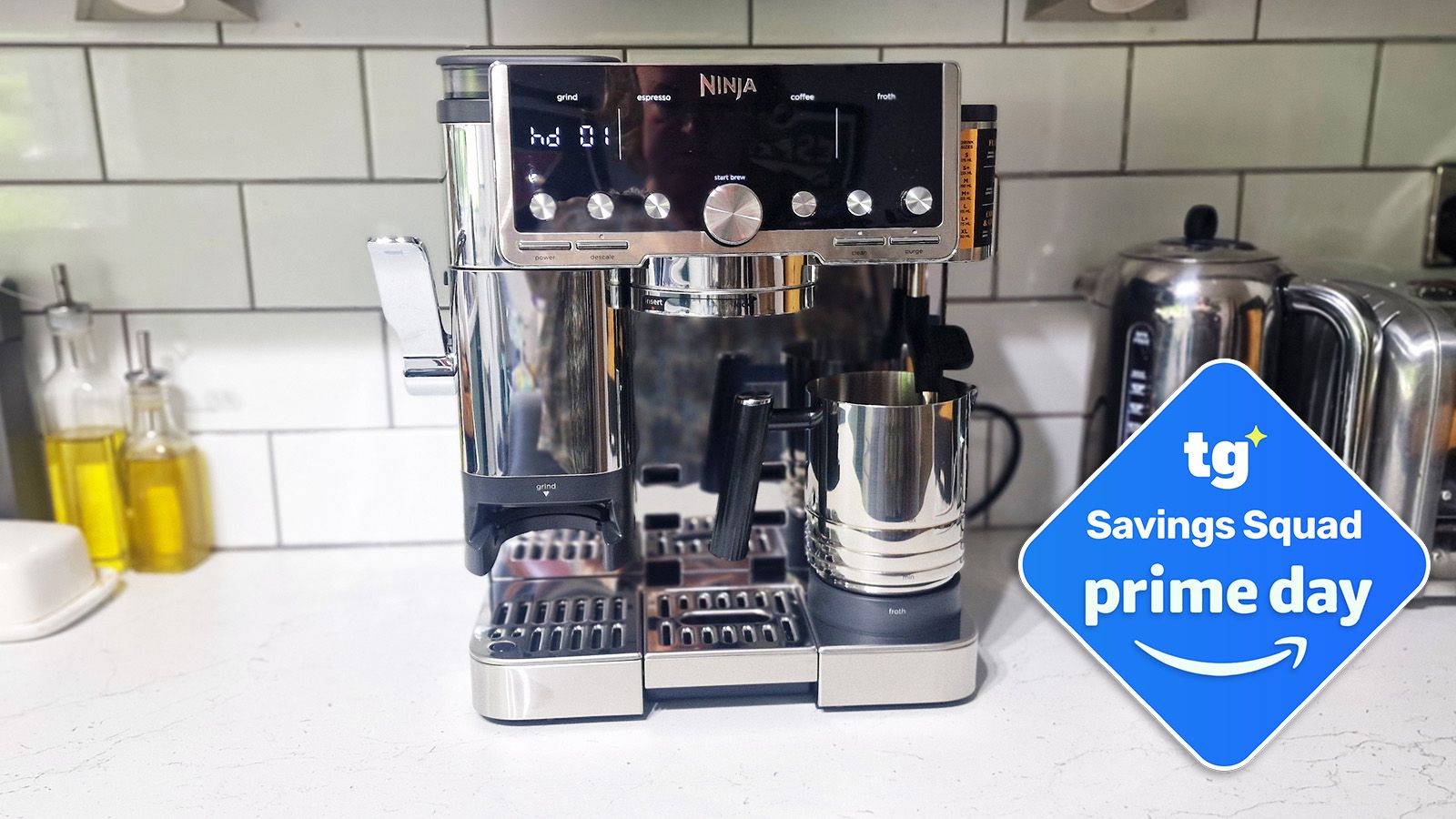We gave the Ninja Luxe Cafe Pro 4.5 stars and an Editor's Choice — and it just hit its lowest price ever for Prime Day