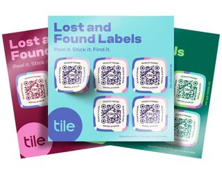Three-pack of Tile's Lost and Found labels