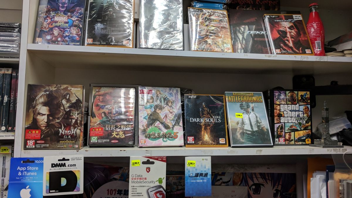 I asked the owner of this store about her bestselling games. She pointed to this shelf.