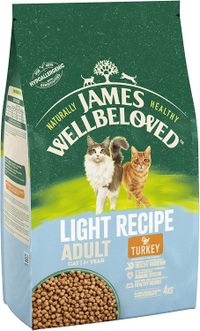 James Wellbeloved Complete Hypoallergenic Adult Light Dry Cat Food RRP: £38.99 | Now: £25.49 | Save: £13.50 (35%)