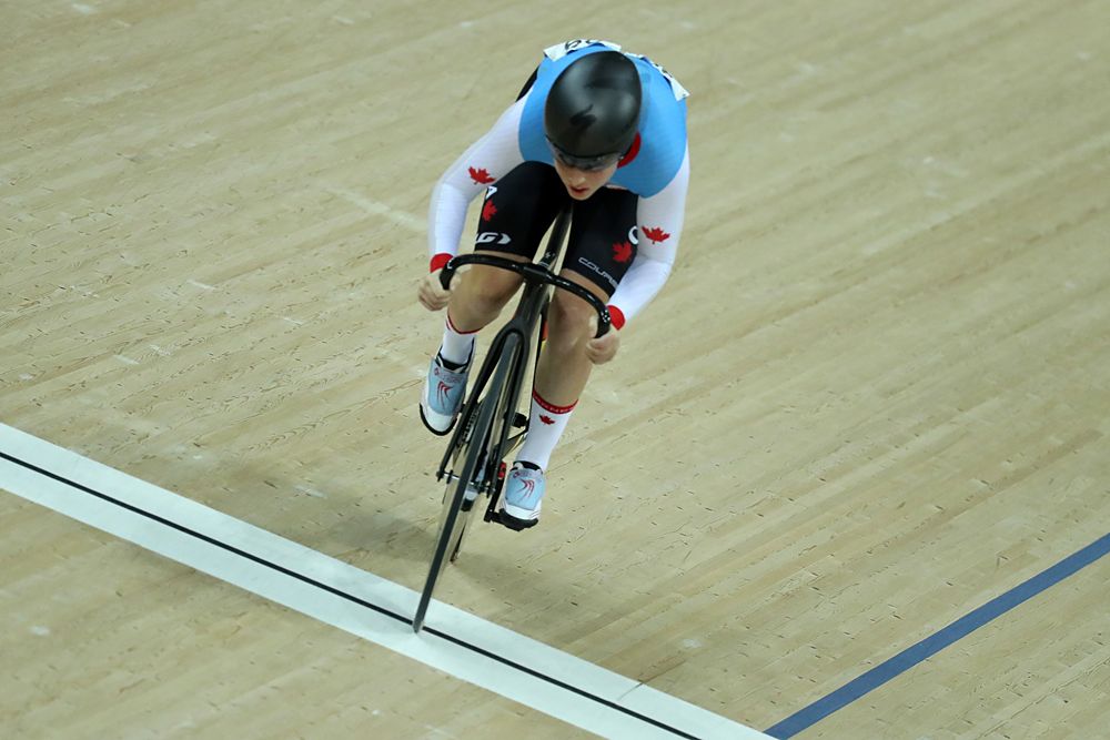 Allison Beveridge (Canada) flying lap women's omnium