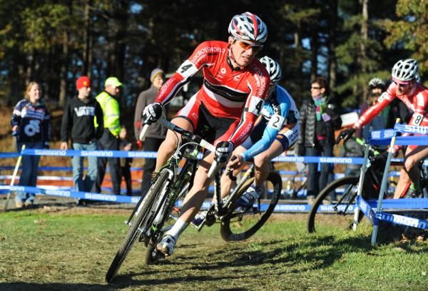 McNicholas spent a lot of the day at the front