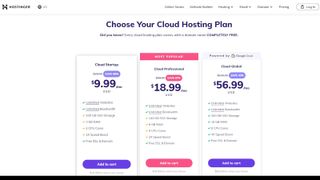 types of web hosting