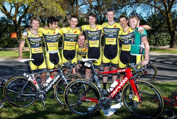 BudgetForklifts celebrate a successful tour in which they won the overall and points classification