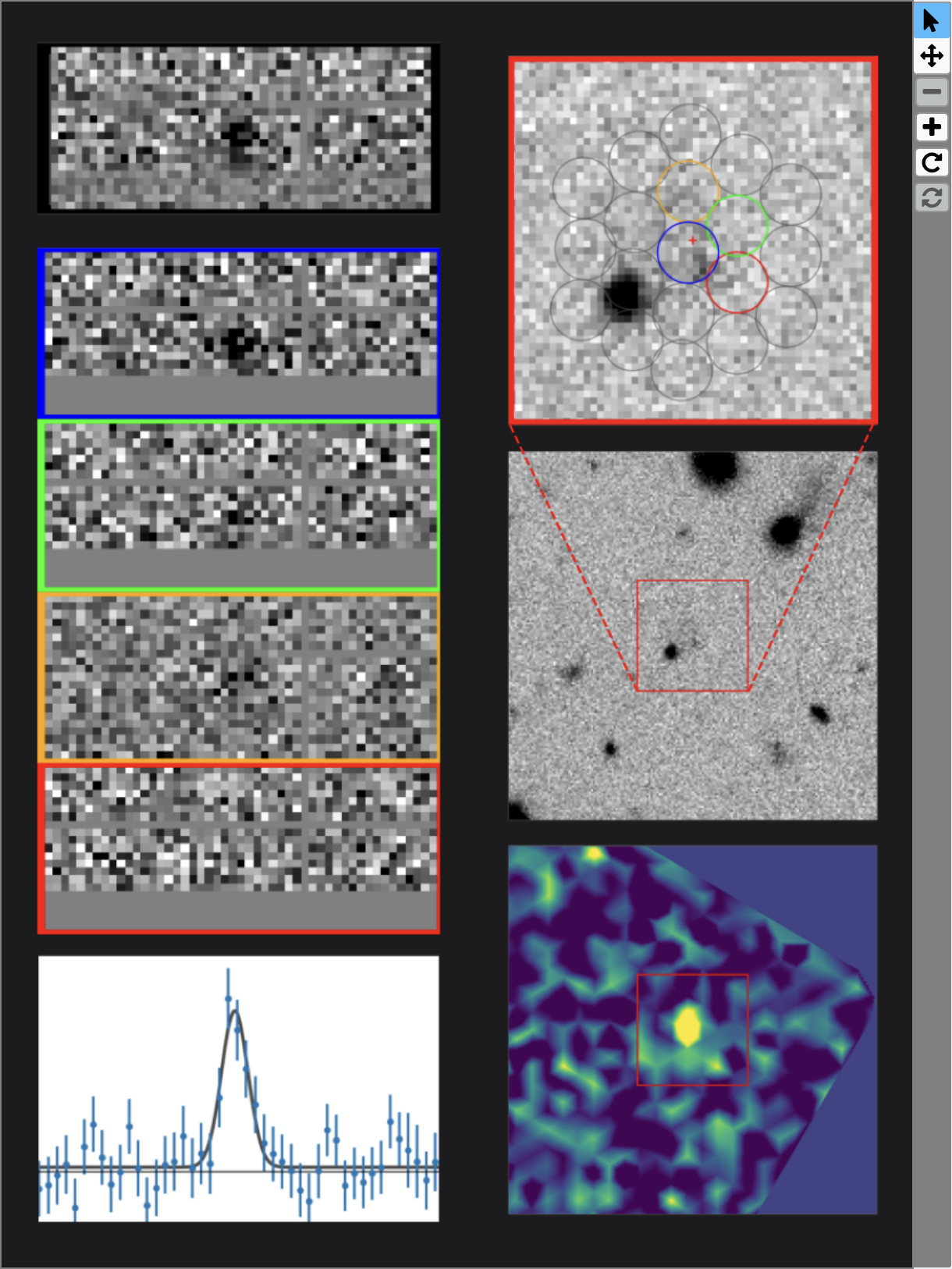 A panel of images of galaxies from the Dark Energy Explorers project.