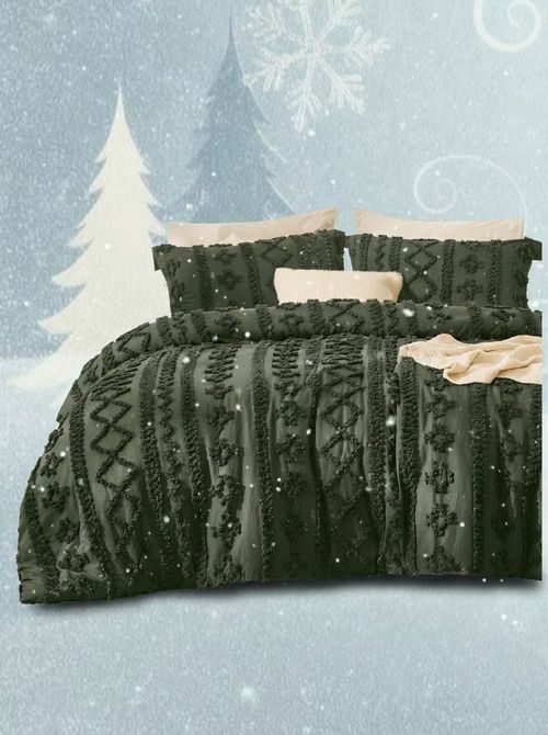 Tufted Boho Comforter Set