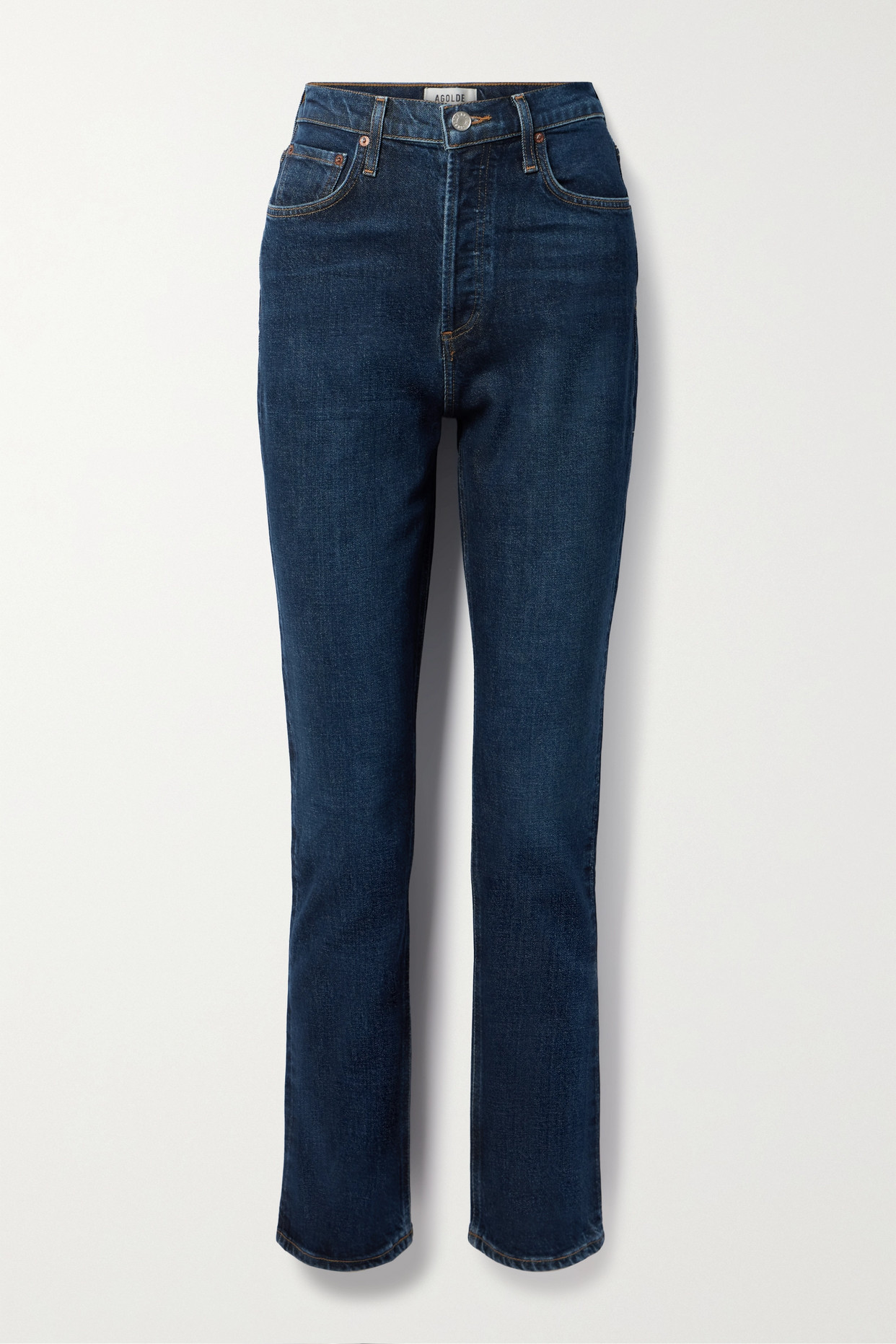 + Net Sustain Freya High-Rise Slim-Leg Organic Jeans