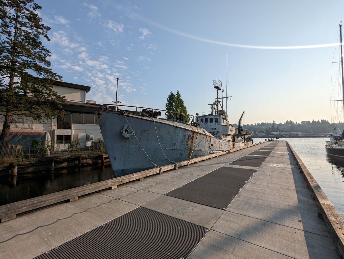 Pixel 7 ultrawide shot of a boat