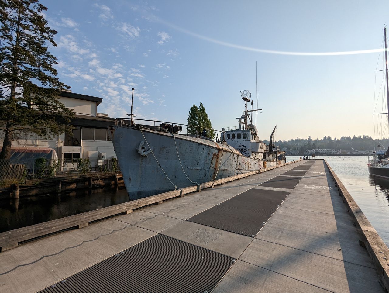 Pixel 7 ultrawide shot of a boat