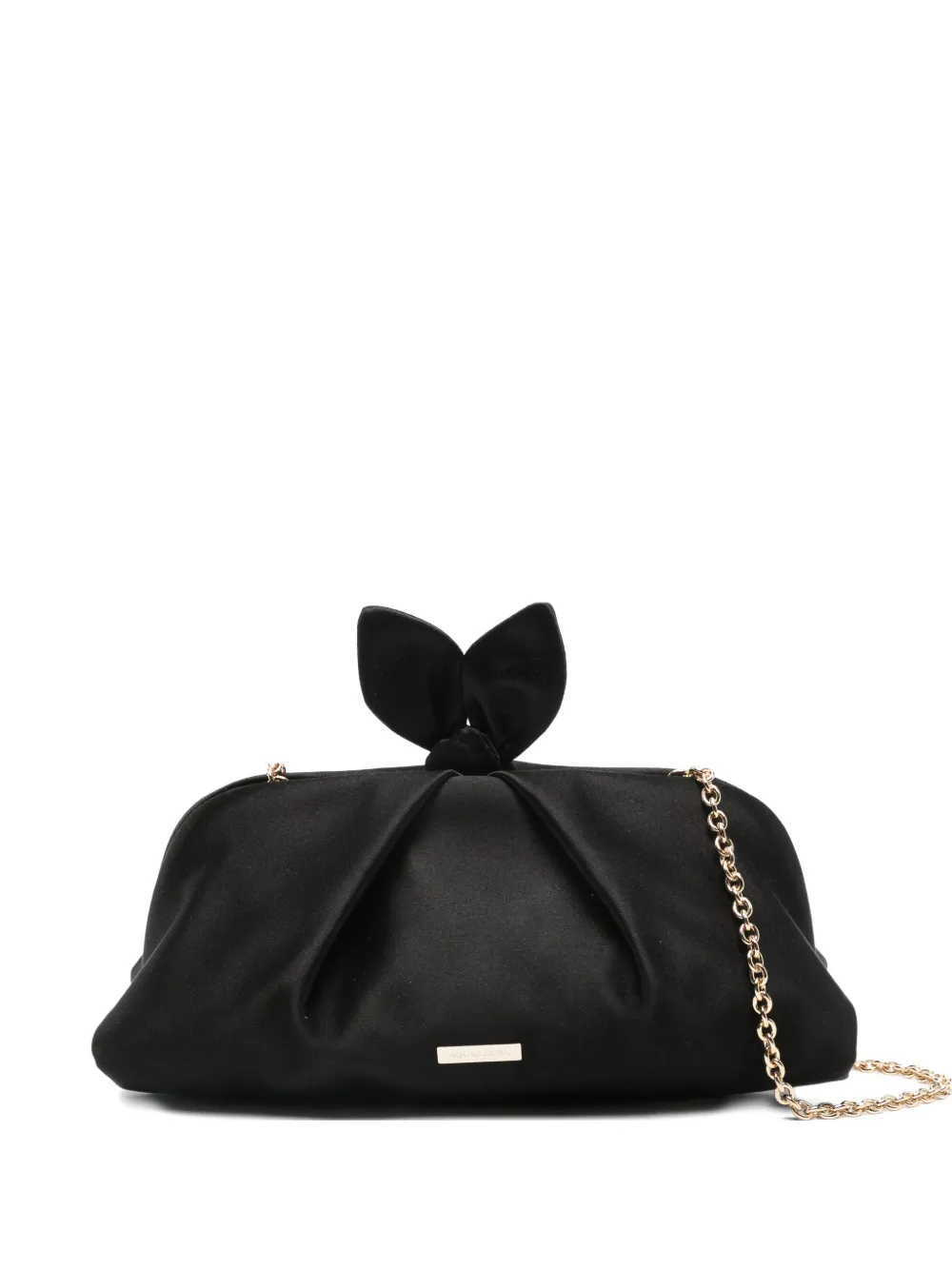Aquazzura Bow Tie Chain Clutch Bag | One Size