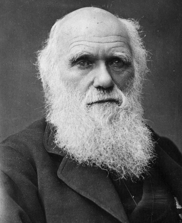 One of the last photographs taken of Charles Darwin.