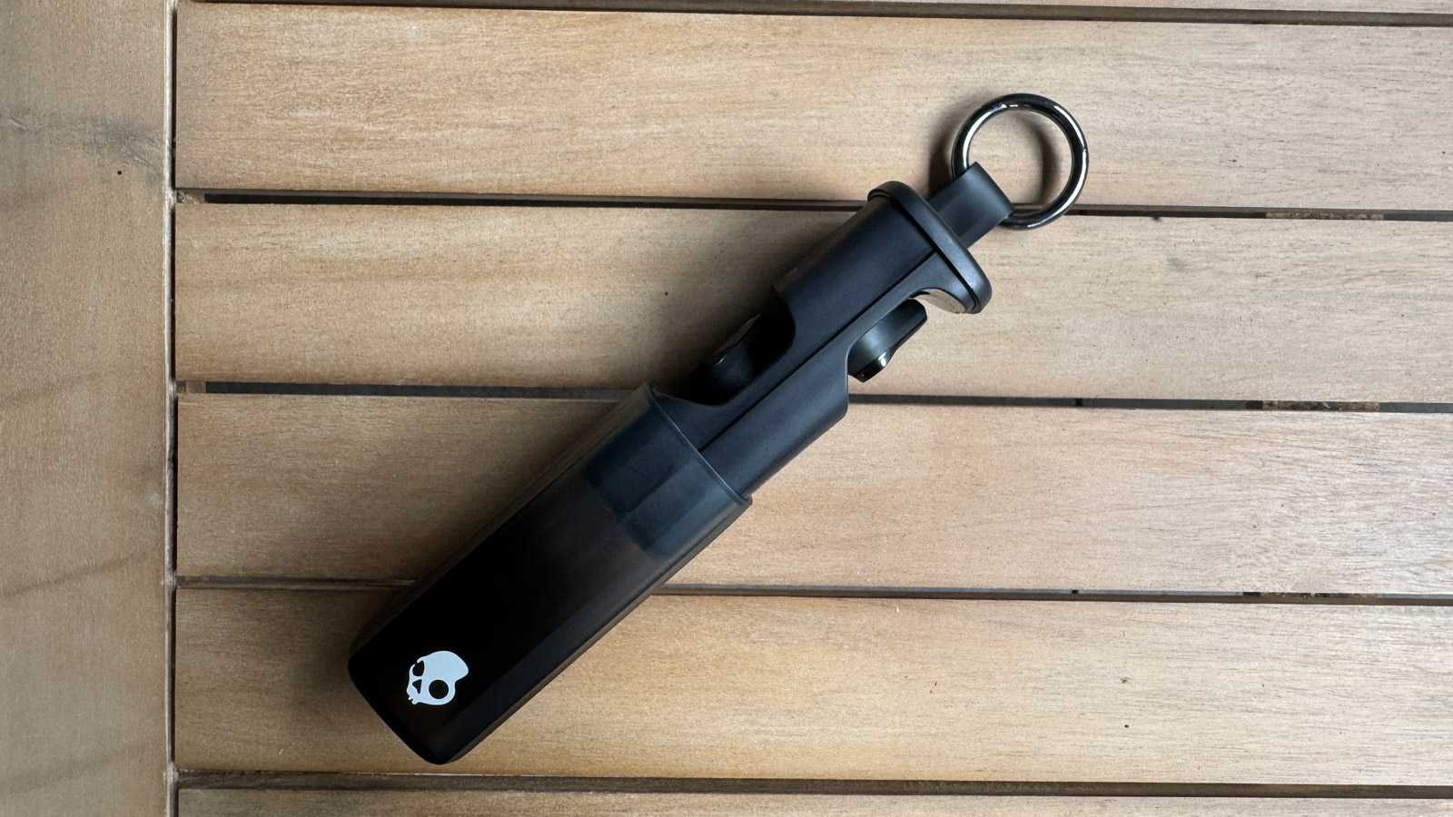 Skullcandy Method 360 ANC case in its fully slid out position.