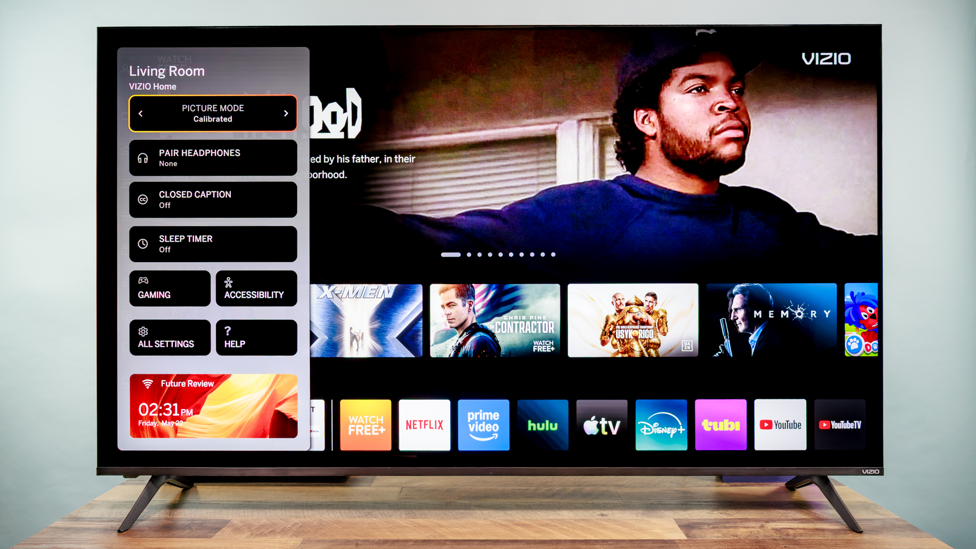 Vizio Mini LED Quantum 4K Smart TV on a table