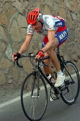 Ludo Diercksens shows the strain