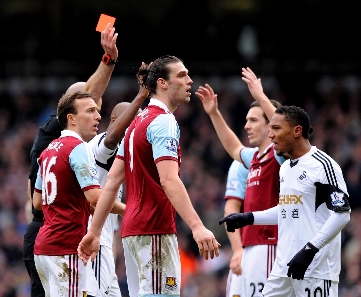 Red Card Ruling Nolan critical of FA over Carroll red card ruling | FourFourTwo