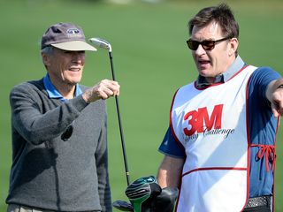 Clint Eastwood at the AT&T Pebble Beach National Pro-Am. Credit: Harry How (Getty Images)