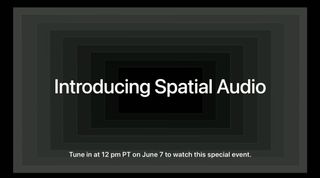 Apple Spatial Audio event