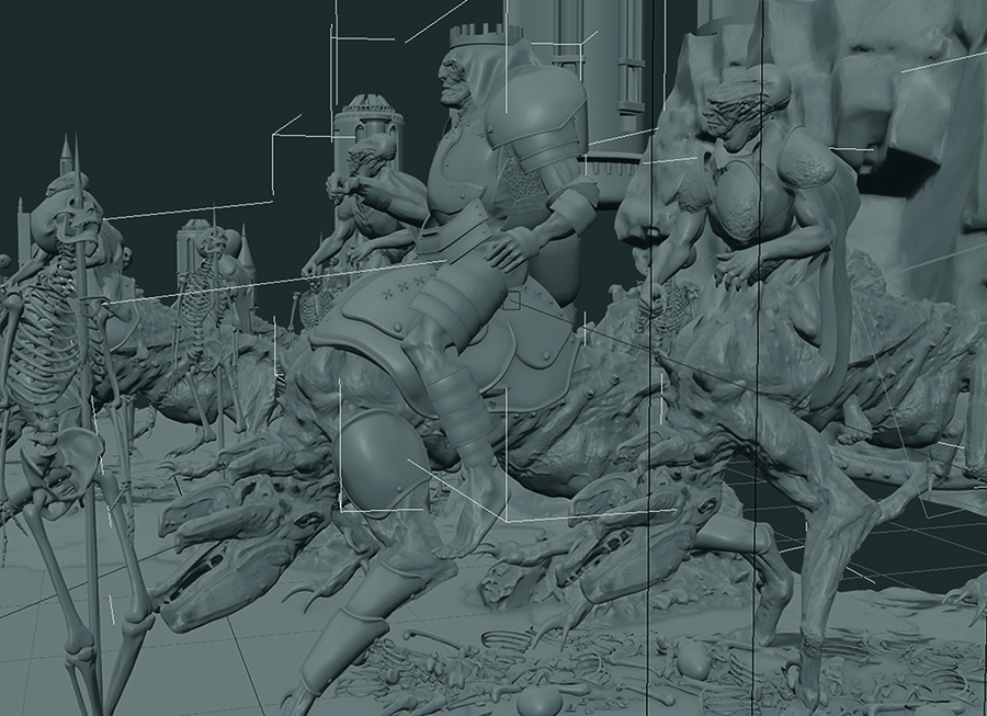 Digital art in progress