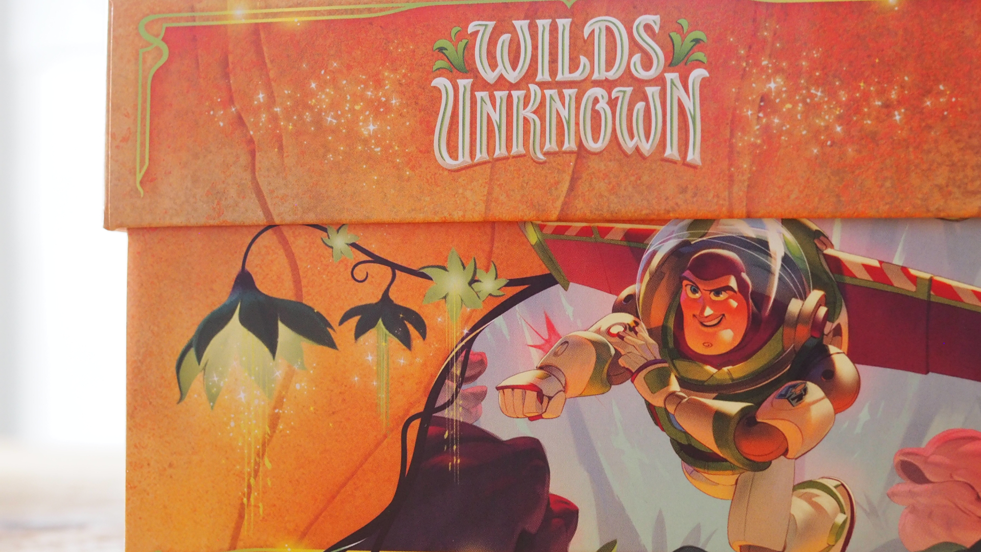 Disney Lorcana Wilds Unknown Illumineer's Trove box against a white background