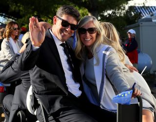 Vice-captain Padraig Harrington and wife Caroline Harrington